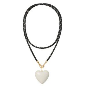Roxanne Assoulin Black and White Heart Necklace